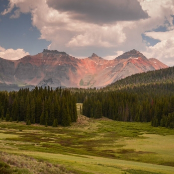 Mountain view along the San Juan Skyway