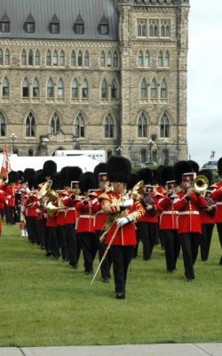 Changing of the Guard at Parliament Hill in Ottawa, Canada