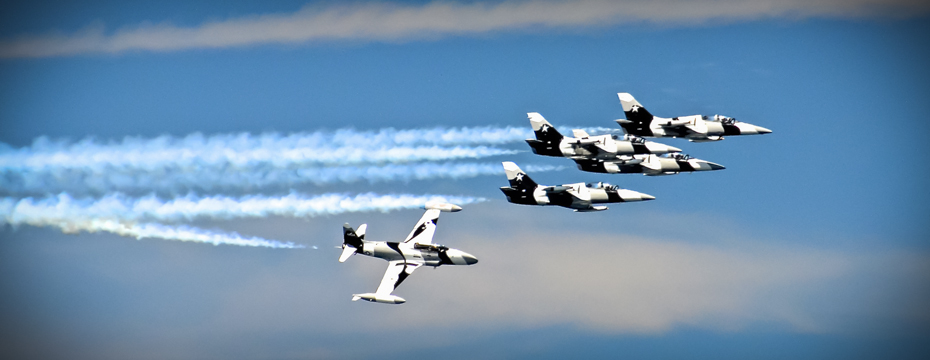 Jets over Grand Traverse Bay During the 2012 National Cherry Festival